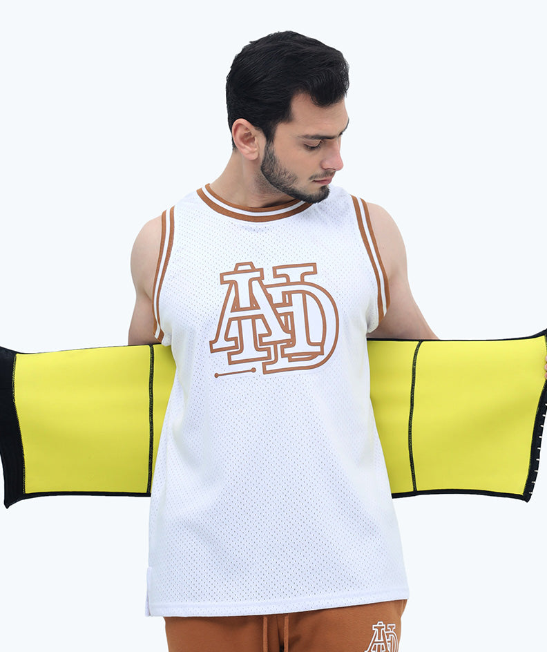 Men's Waist Trainer adjustable three-row hook