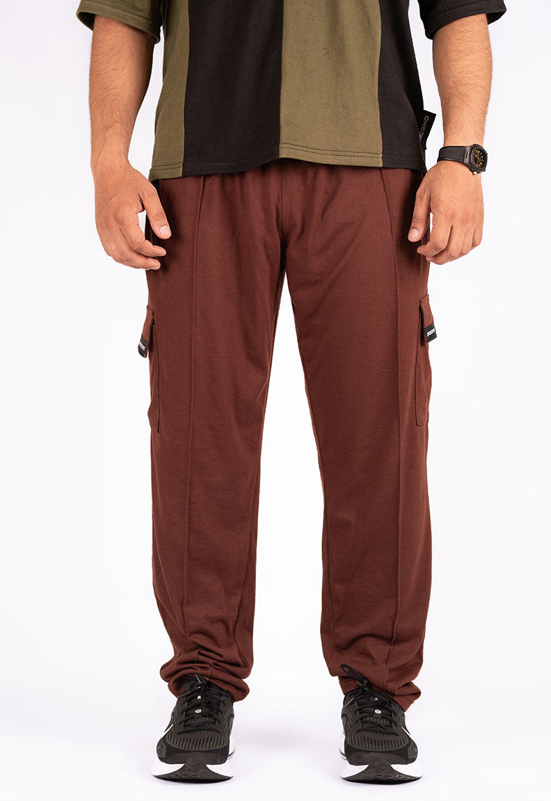 Brown Cargo Trousers – Relaxed Fit
