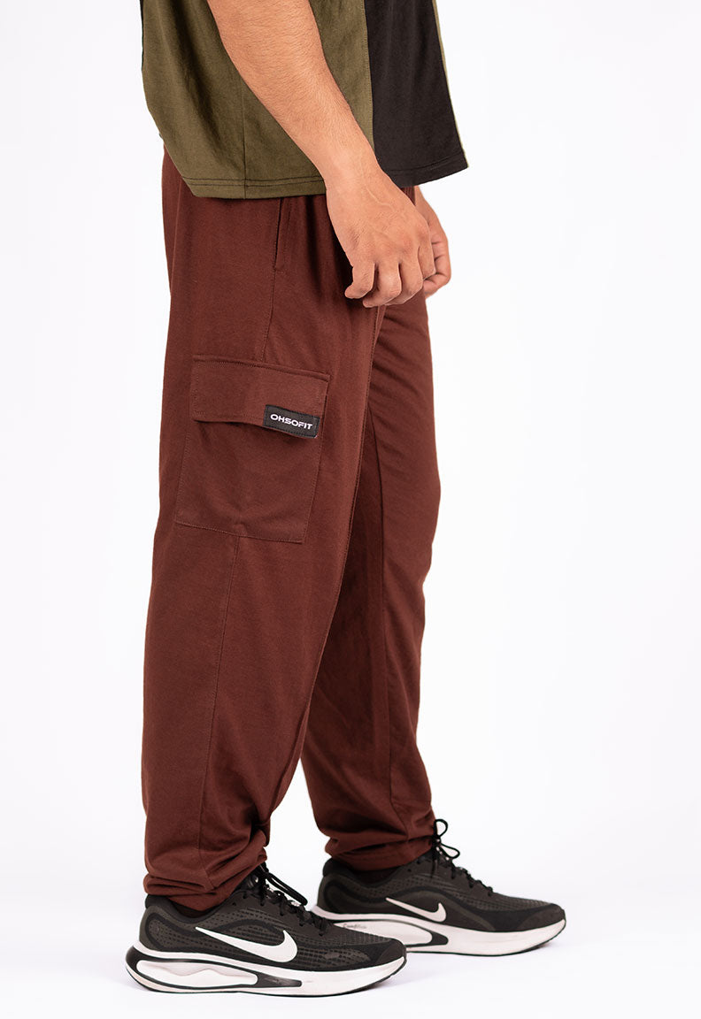 Brown Cargo Trousers – Relaxed Fit