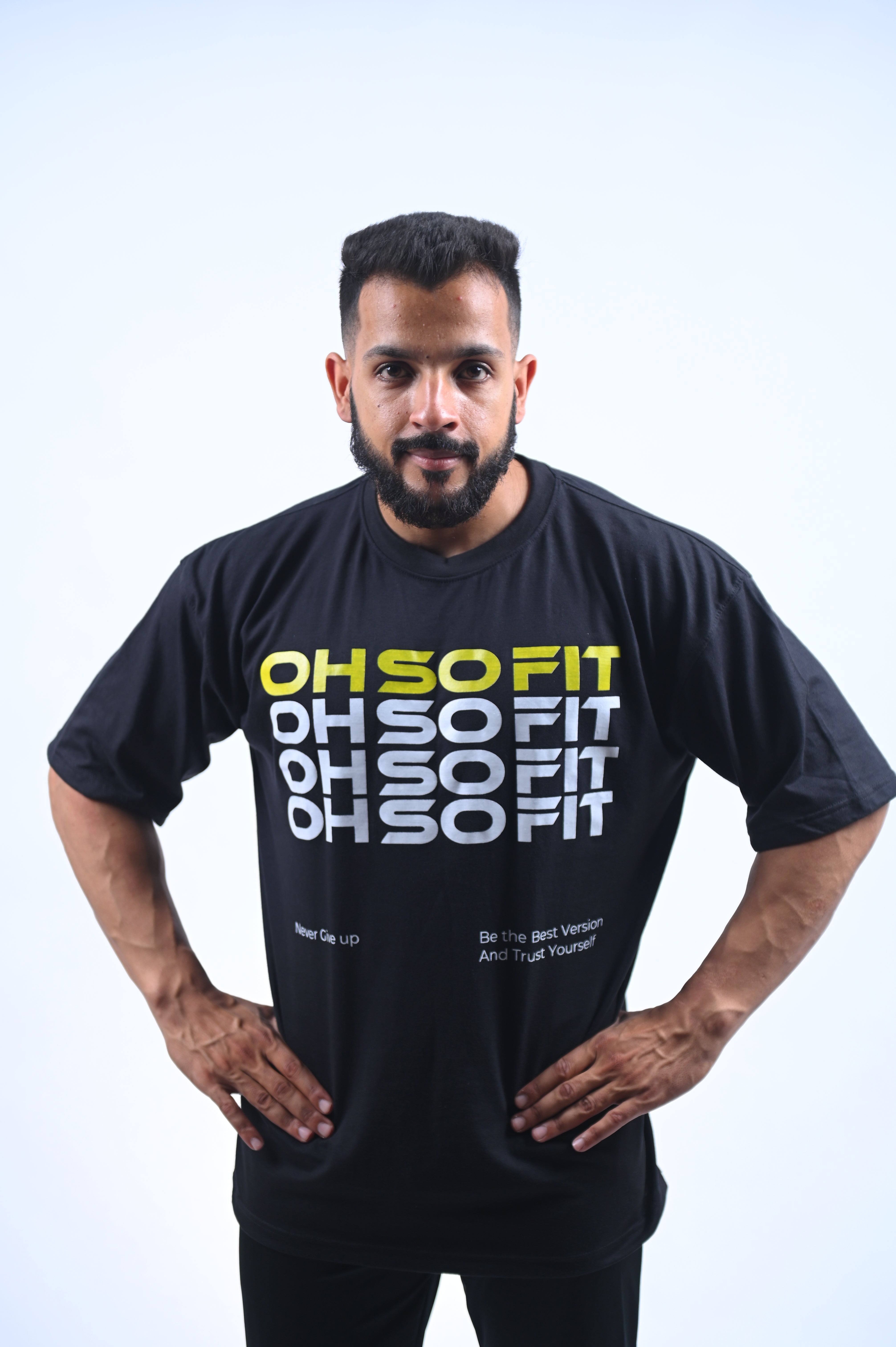Oh So Fit Quote Oversized T-Shirt