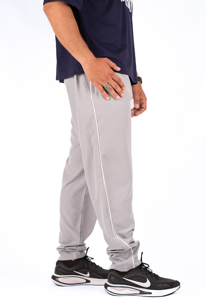 Micro-Stretch Athletic Trousers – Grey