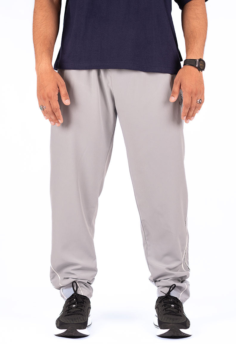 Micro-Stretch Athletic Trousers – Grey