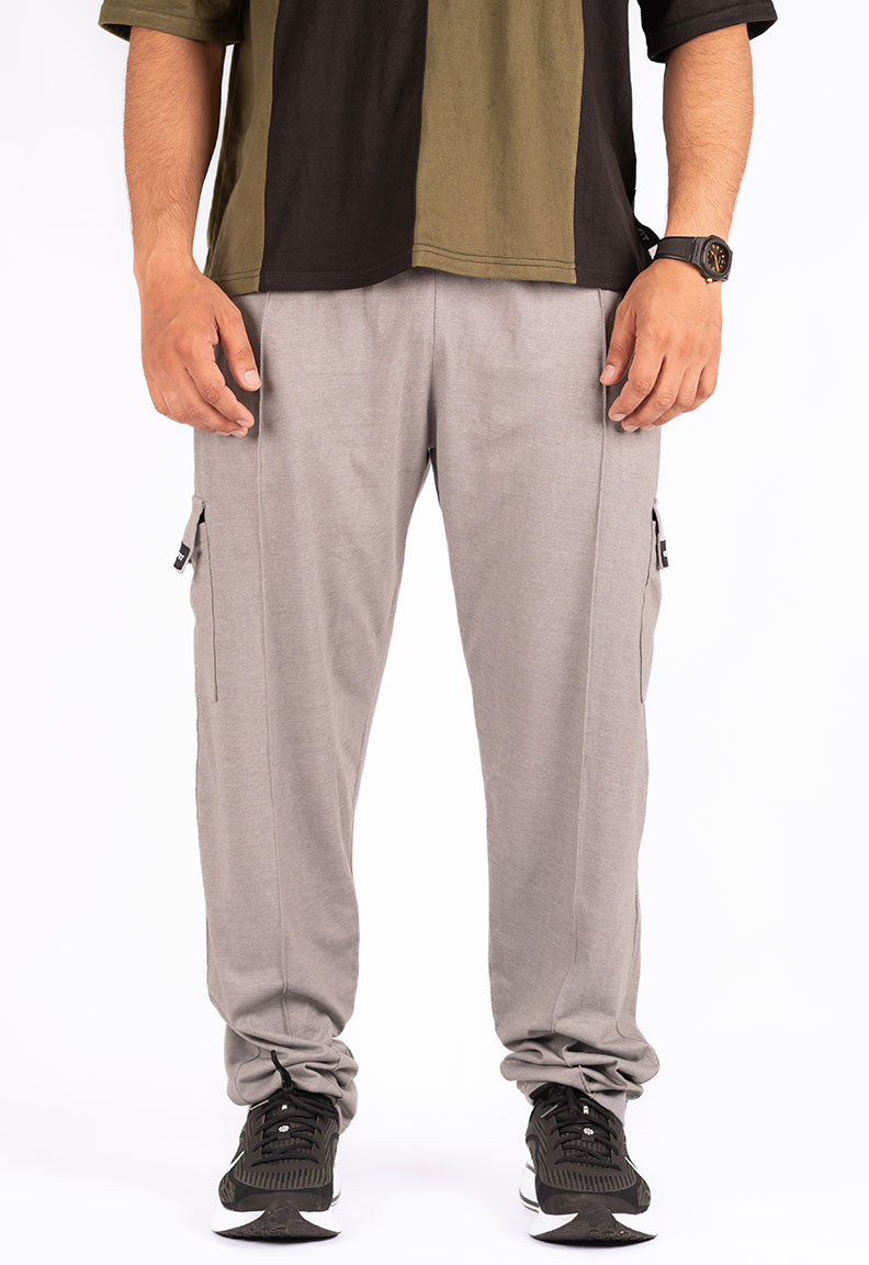 Grey Cargo Trousers – Relaxed Fit