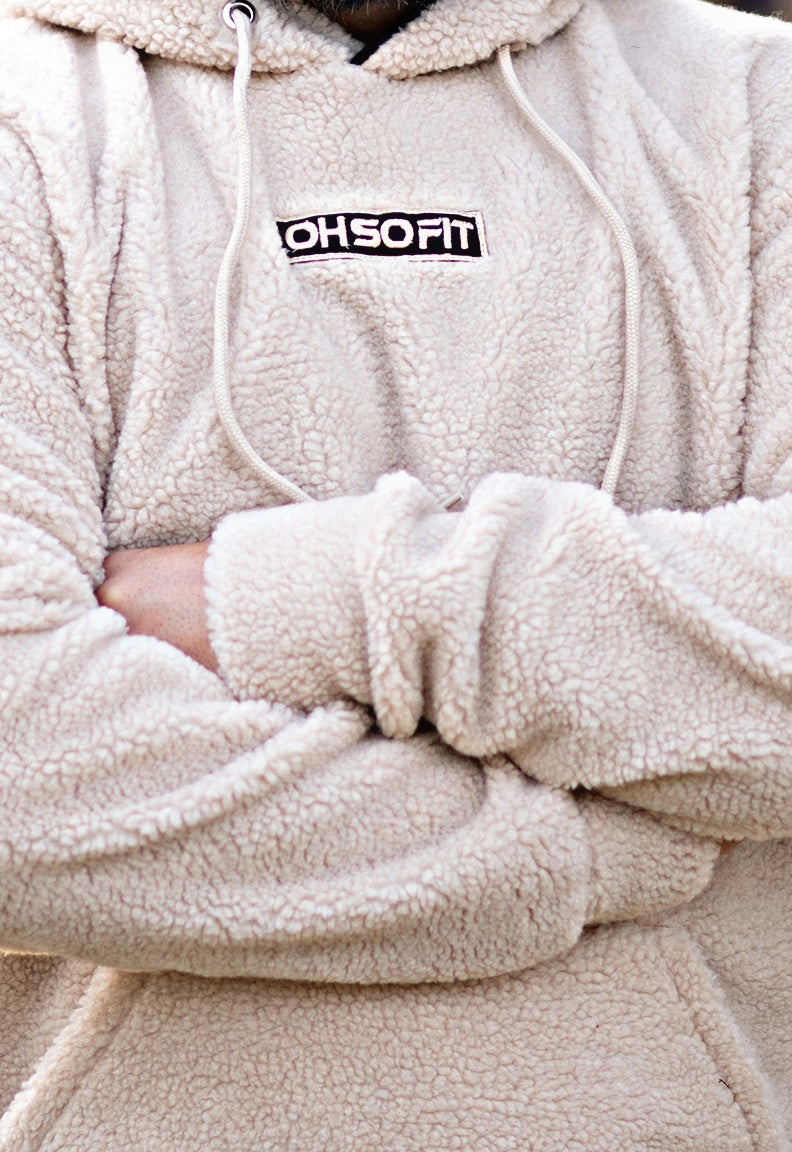 Ultimate Sherpa Lined Cozy Hoodie – Luxuriously Warm & Stylish Beige