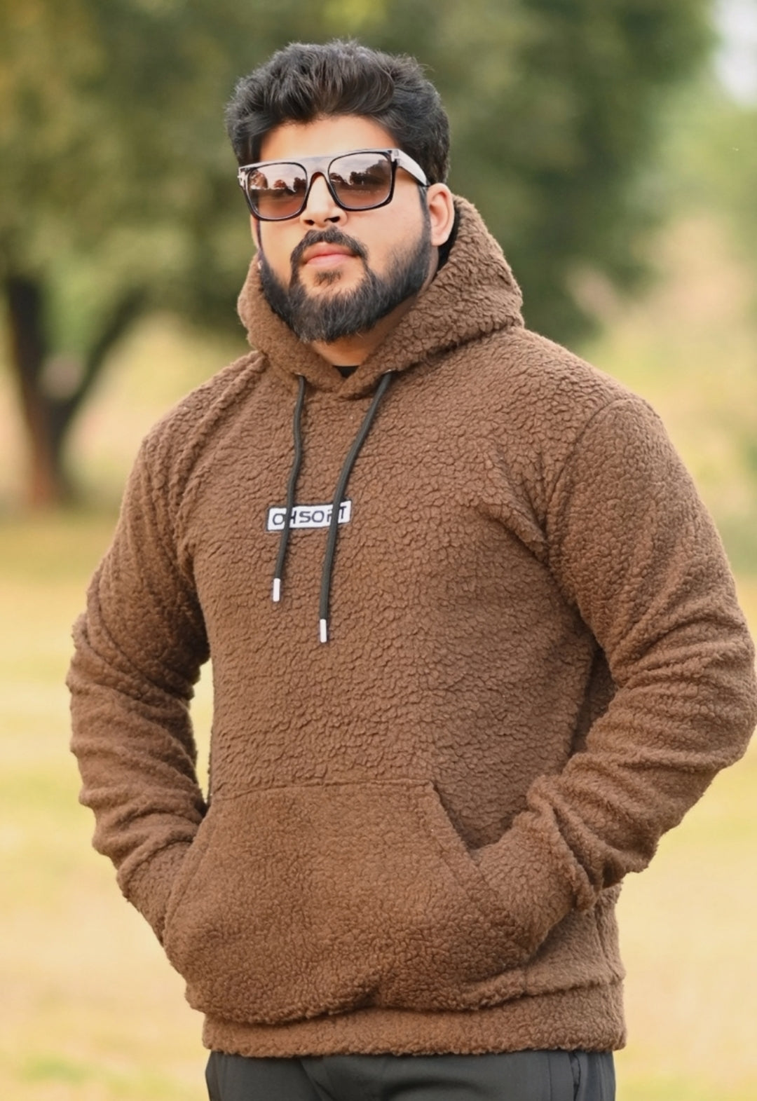 Ultimate Sherpa Lined Cozy Hoodie – Luxuriously Warm & Stylish Black