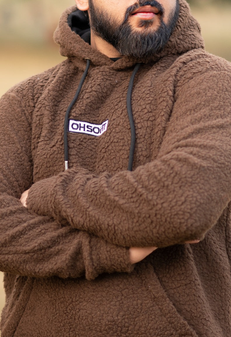 Ultimate Sherpa Lined Cozy Hoodie – Luxuriously Warm & Stylish Black