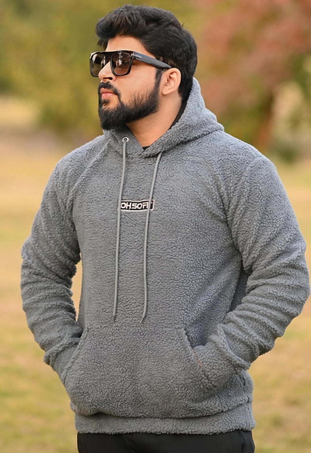 Ultimate Sherpa Lined Cozy Hoodie – Luxuriously Warm & Stylish Black