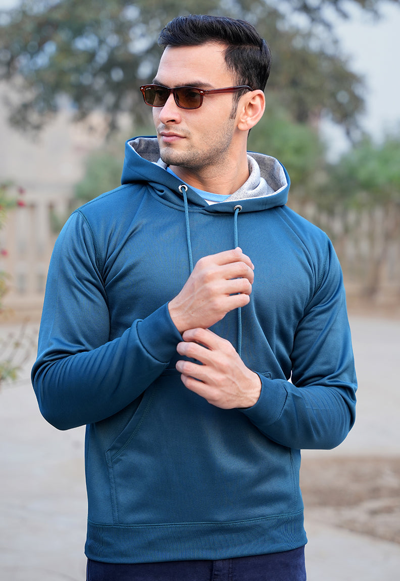 Aqua Blue Fit hoodie