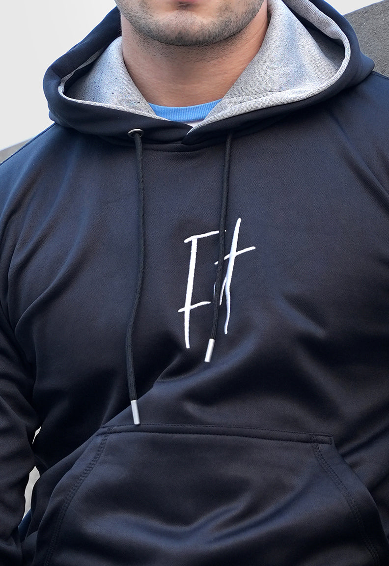Black Color WOW Fit hoodie
