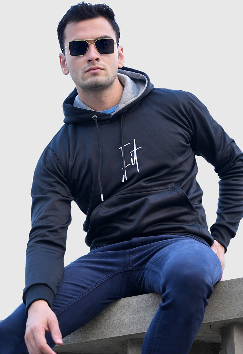Black Color WOW Fit hoodie