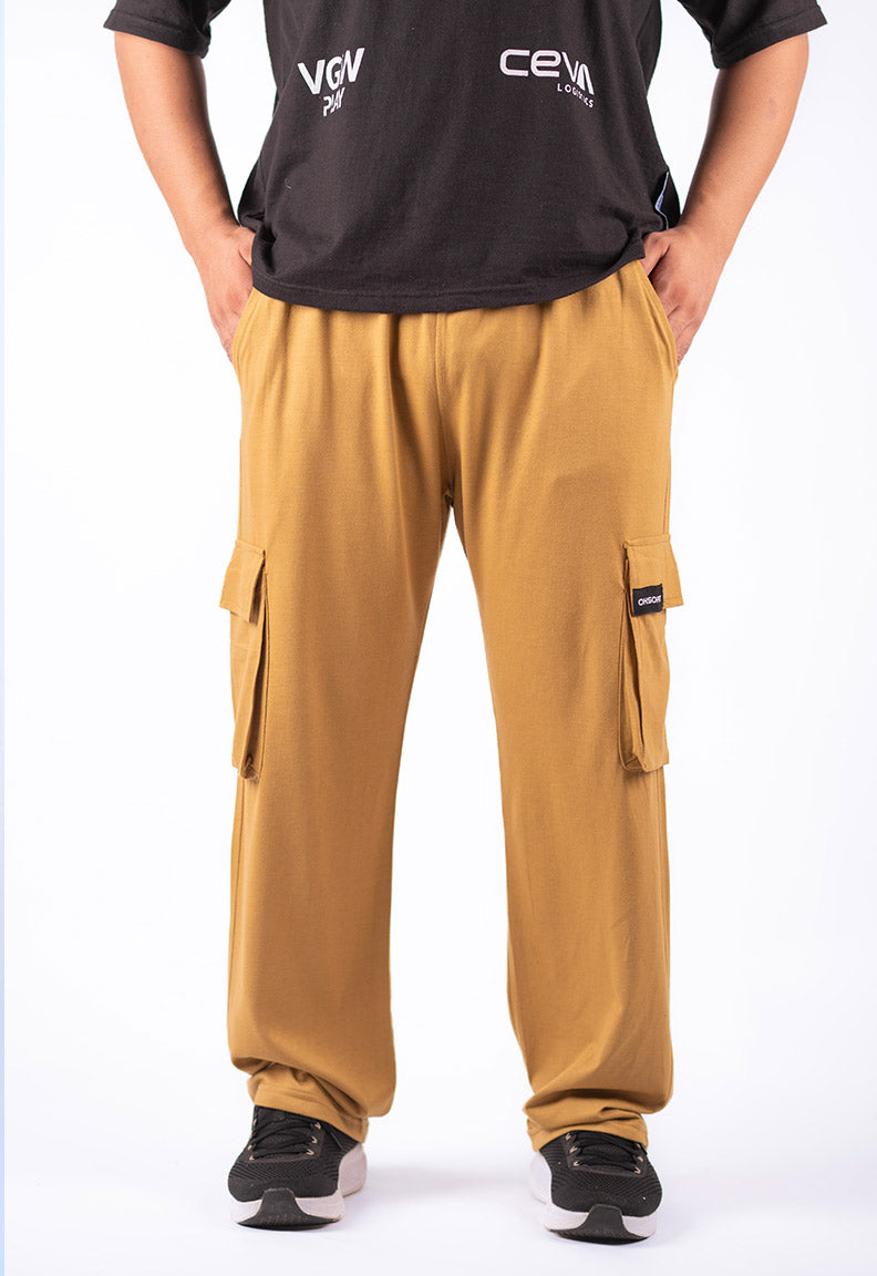 Mustard Cargo Trousers – Relaxed Fit