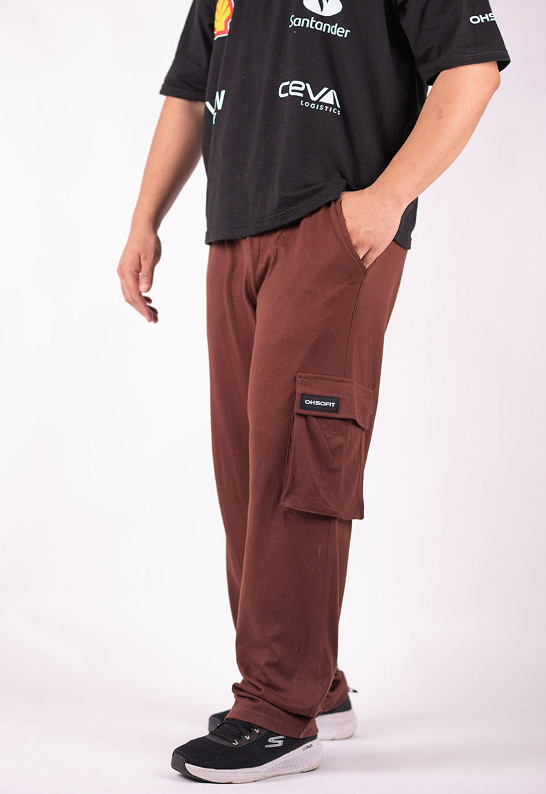 Brown Cargo Trousers – Relaxed Fit