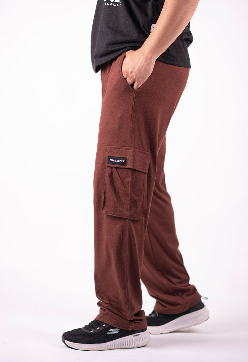 Brown Cargo Trousers – Relaxed Fit