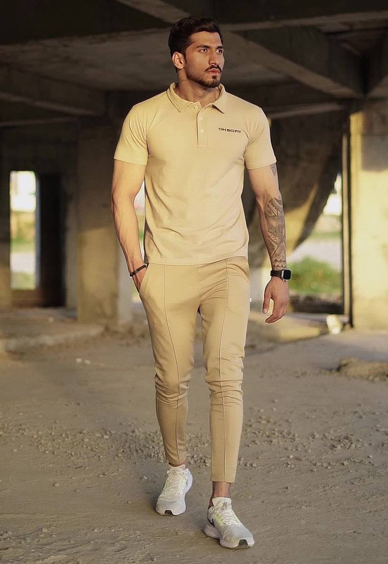 Khaki combo Track Suit