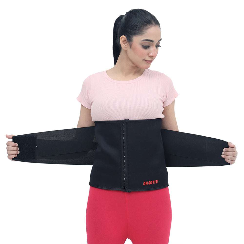 Extreme Women's Waist Trainer adjustable three-row hook + Extra Tummy Trimmer