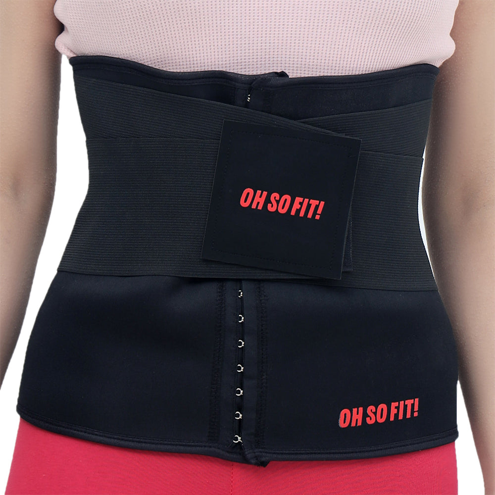 Extreme Women's Waist Trainer adjustable three-row hook + Extra Tummy Trimmer