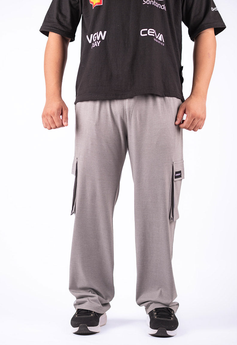 Grey Cargo Trousers – Relaxed Fit