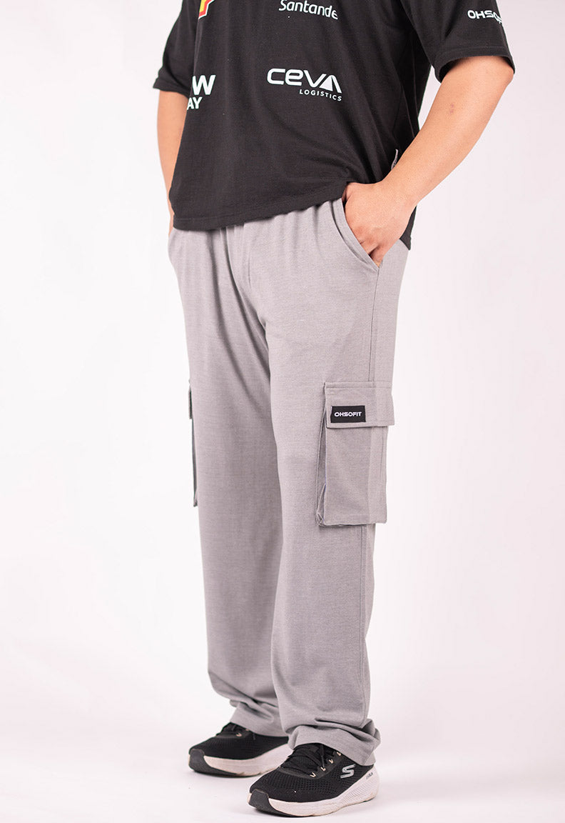 Grey Cargo Trousers – Relaxed Fit