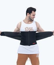 Load image into Gallery viewer, Extreme Men&#39;s Waist Trainer adjustable three-row hook + Extra Tummy Trimmer
