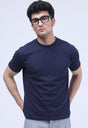 Muscle Fit Tee - Navy Blue