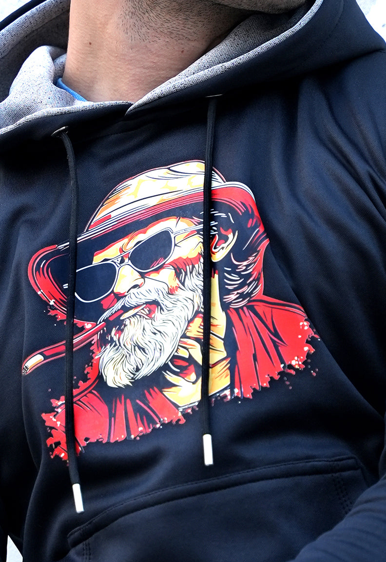 Old man art Hoodies