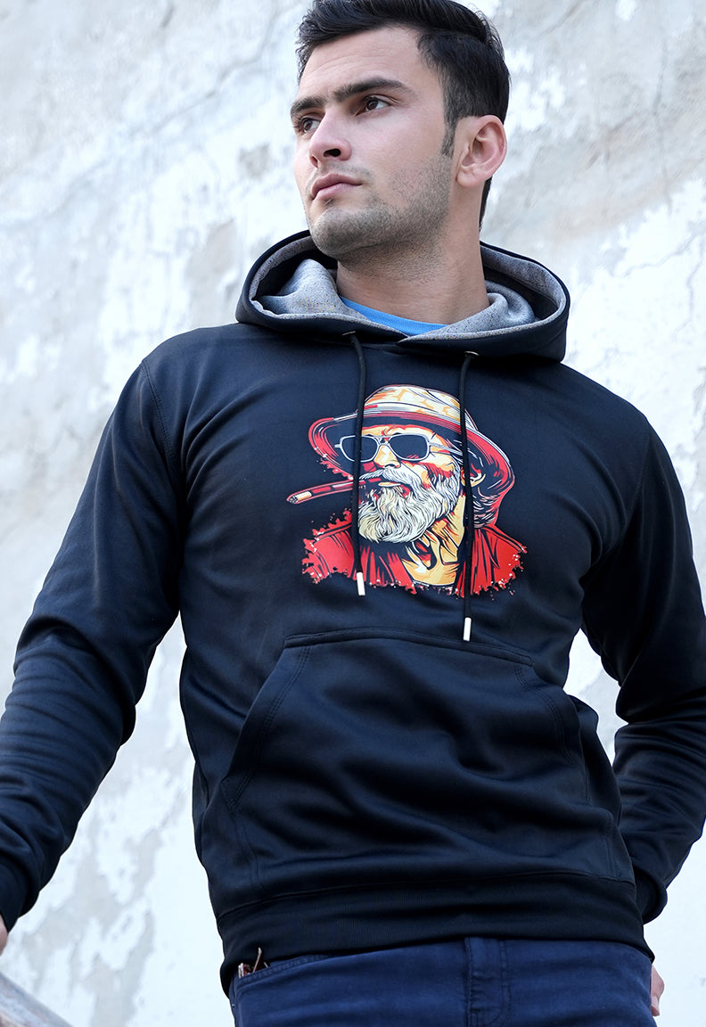 Old man art Hoodies