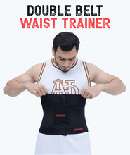 Load image into Gallery viewer, Extreme Men&#39;s Waist Trainer adjustable three-row hook + Extra Tummy Trimmer
