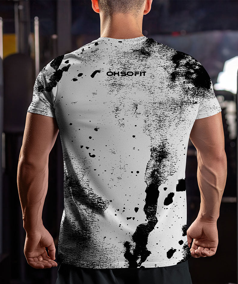 Black & White Grunge Tee