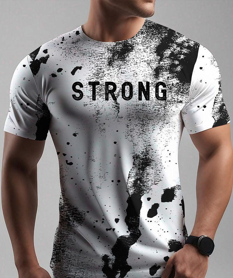 Black & White Grunge Tee