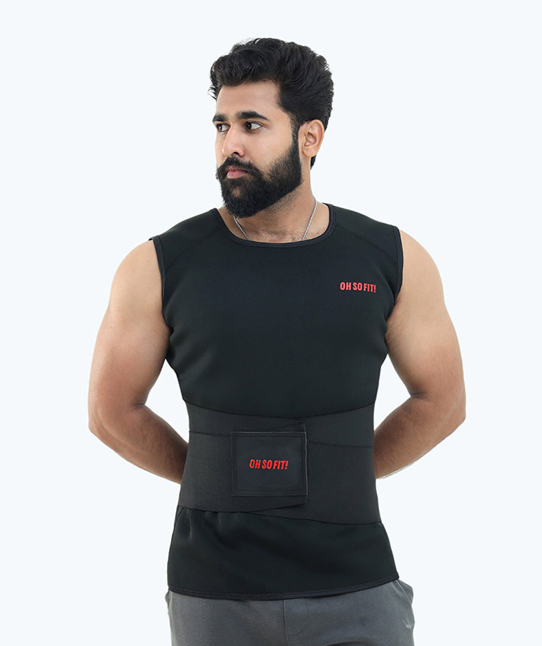 Male Tank top Pro with Abdominal Trimming Support.