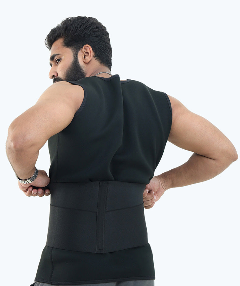 Male Tank top Pro with Abdominal Trimming Support.