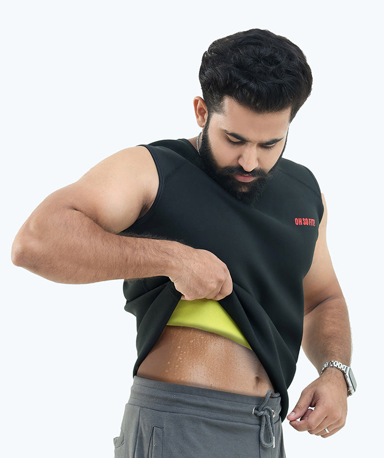 Male Tank top Pro with Abdominal Trimming Support.