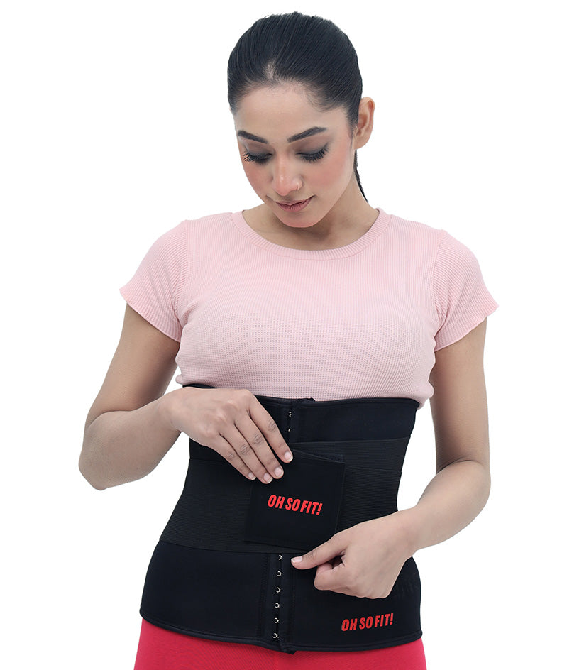 Extreme Women's Waist Trainer adjustable three-row hook + Extra Tummy Trimmer